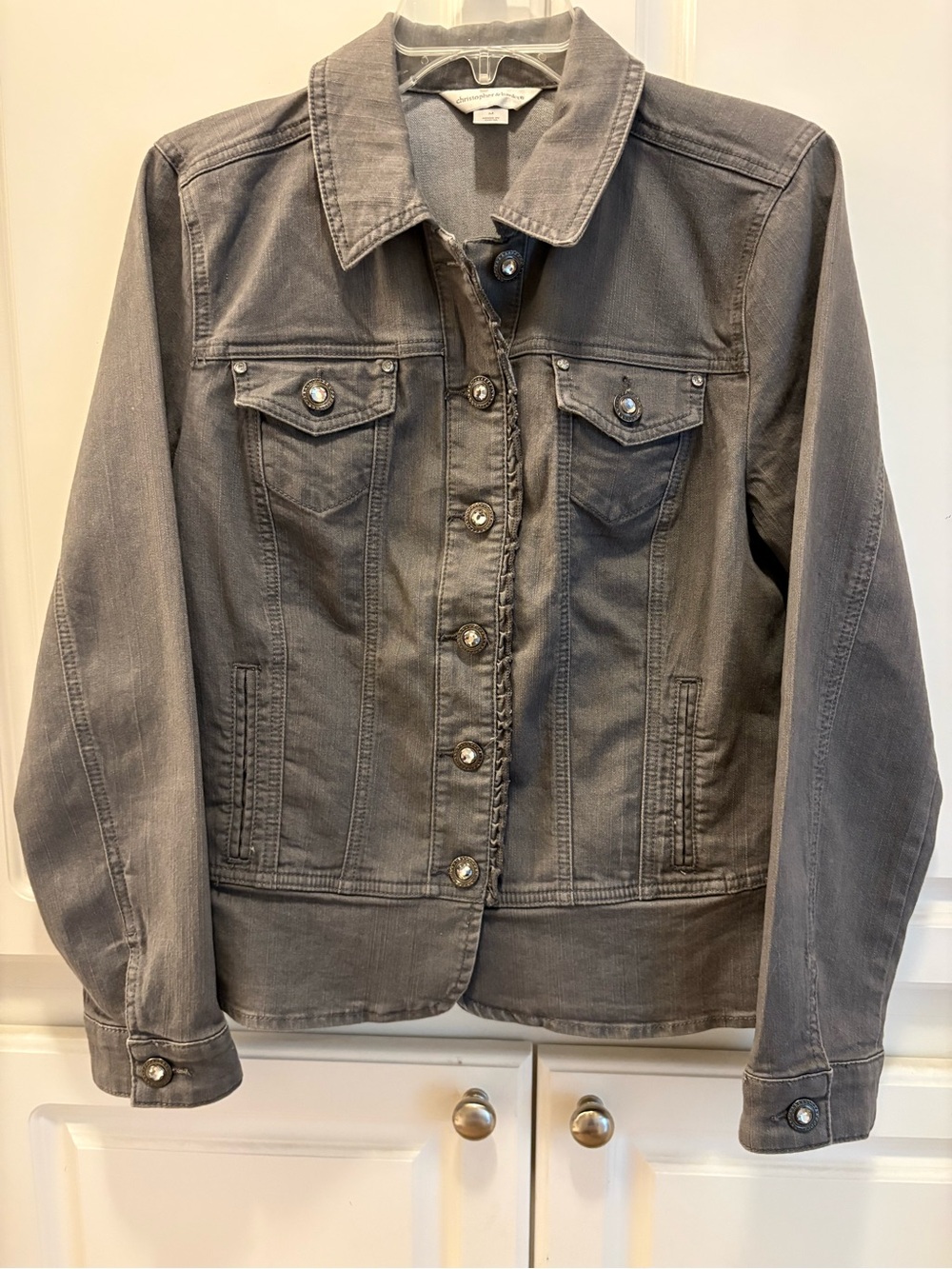 Christopher & Banks Gray Denim Jacket